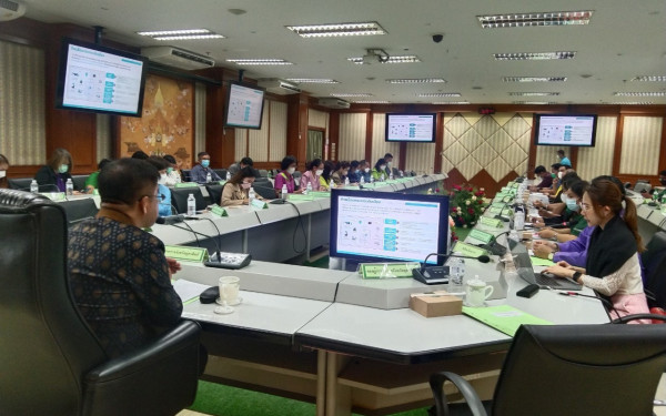 หน่วยวิจัย 3E CMU ร่วมกับสำนักงานทรัพยากรธรรมชาติและสิ่งแวดล้อมจังหวัดอุตรดิตถ์ ประชุมคณะทำงานด้านการเปลี่ยนแปลงสภาพภูมิอากาศระดับจังหวัด ครั้งที่ 2/2566