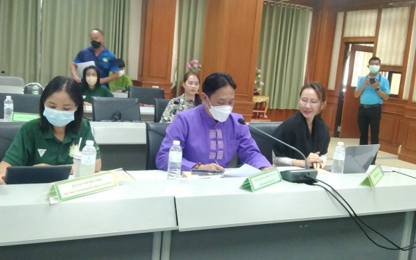 หน่วยวิจัย 3E CMU ร่วมกับสำนักงานทรัพยากรธรรมชาติและสิ่งแวดล้อมจังหวัดอุตรดิตถ์ ประชุมคณะทำงานด้านการเปลี่ยนแปลงสภาพภูมิอากาศระดับจังหวัด ครั้งที่ 2/2566