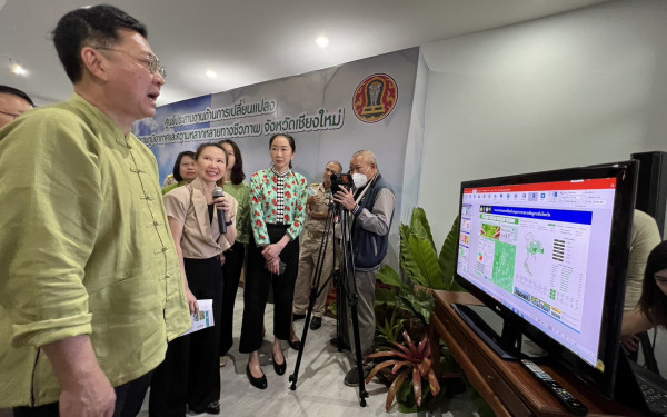 มช. ร่วมงานเปิดศูนย์ประสานงานด้านการเปลี่ยนแปลงสภาพภูมิอากาศและความหลากหลายทางชีวภาพ จังหวัดเชียงใหม่ เป็นแห่งที่ 3 ของประเทศไทย