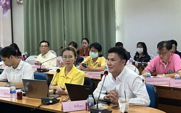 หน่วยวิจัยเพื่อการจัดการพลังงานและเศรษฐนิเวศ มหาวิทยาลัยเชียงใหม่ ร่วมกับสำนักงานทรัพยากรธรรมชาติและสิ่งแวดล้อมจังหวัดลำปาง ประชุมคณะทำงานด้านการเปลี่ยนแปลงสภาพภูมิอากาศระดับจังหวัด (จังหวัดลำปาง) ครั้งที่ 2/2566