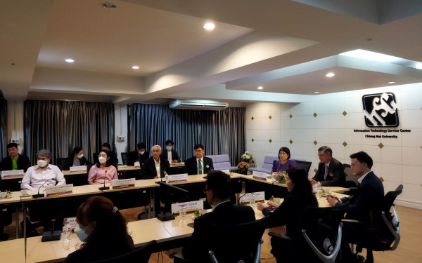 หน่วยวิจัย 3E ร่วมเป็นสักขีพยานในพิธีลงนามบันทึกความเข้าใจว่าด้วยการสร้างความร่วมมือและเครือข่ายวิจัยเพื่อนำไปสู่การแก้ไขปัญหามลพิษทางอากาศ ระหว่างกรมอุตุนิยมวิทยาและมหาวิทยาลัยเชียงใหม่