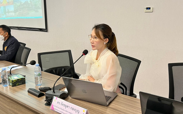 หน่วยวิจัยเพื่อการจัดการพลังงานและเศรษฐนิเวศ มหาวิทยาลัยเชียงใหม่ (3E) ร่วมกับสำนักงานทรัพยากรธรรมชาติและสิ่งแวดล้อมจังหวัดกำแพงเพชร ประชุมคณะทำงานด้านการเปลี่ยนแปลงสภาพภูมิอากาศระดับจังหวัด (จังหวัดกำแพงเพชร) ครั้งที่ 3/2566