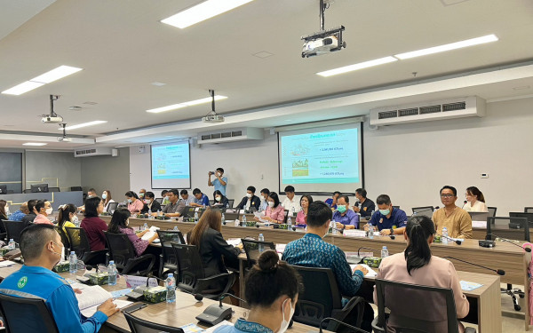 หน่วยวิจัยเพื่อการจัดการพลังงานและเศรษฐนิเวศ มหาวิทยาลัยเชียงใหม่ (3E) ร่วมกับสำนักงานทรัพยากรธรรมชาติและสิ่งแวดล้อมจังหวัดกำแพงเพชร ประชุมคณะทำงานด้านการเปลี่ยนแปลงสภาพภูมิอากาศระดับจังหวัด (จังหวัดกำแพงเพชร) ครั้งที่ 3/2566