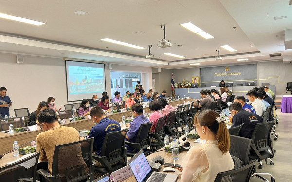 หน่วยวิจัยเพื่อการจัดการพลังงานและเศรษฐนิเวศ มหาวิทยาลัยเชียงใหม่ (3E) ร่วมกับสำนักงานทรัพยากรธรรมชาติและสิ่งแวดล้อมจังหวัดกำแพงเพชร ประชุมคณะทำงานด้านการเปลี่ยนแปลงสภาพภูมิอากาศระดับจังหวัด (จังหวัดกำแพงเพชร) ครั้งที่ 3/2566