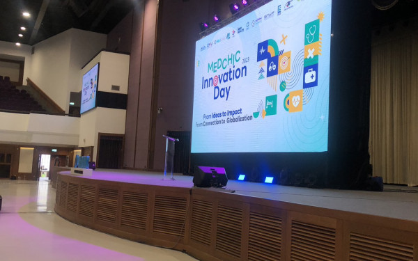 หน่วยวิจัยเพื่อการจัดการพลังงานและเศรษฐนิเวศ (3E CMU) ร่วมแสดงผลงานในงานนวัตกรรมทางการแพทย์ที่ใหญ่ที่สุดในภาคเหนือ MEDCHIC Innovation Day 2023