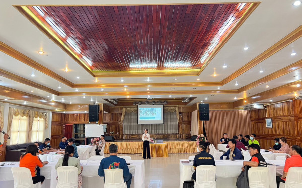 หน่วยวิจัย 3E ร่วมกับสำนักงานทรัพยากรธรรมชาติและสิ่งแวดล้อมจังหวัดหนองบัวลำภู จัดประชุมรับฟังความเห็นสำหรับการจัดทำรายงานสภาพการณ์ความเสี่ยง (Risk profile) ของผลกระทบจากการเปลี่ยนแปลงสภาพภูมิอากาศ 