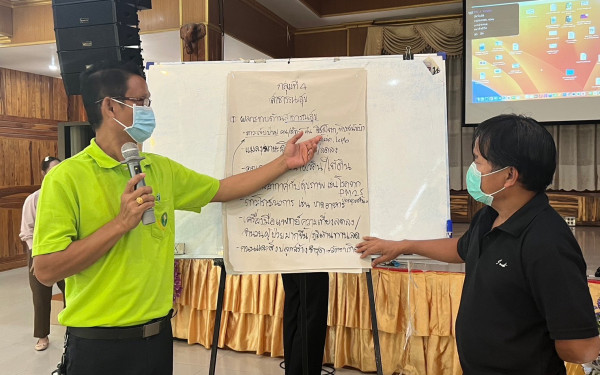 หน่วยวิจัย 3E ร่วมกับสำนักงานทรัพยากรธรรมชาติและสิ่งแวดล้อมจังหวัดหนองบัวลำภู จัดประชุมรับฟังความเห็นสำหรับการจัดทำรายงานสภาพการณ์ความเสี่ยง (Risk profile) ของผลกระทบจากการเปลี่ยนแปลงสภาพภูมิอากาศ 