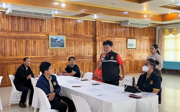 หน่วยวิจัย 3E ร่วมกับสำนักงานทรัพยากรธรรมชาติและสิ่งแวดล้อมจังหวัดหนองบัวลำภู จัดประชุมรับฟังความเห็นสำหรับการจัดทำรายงานสภาพการณ์ความเสี่ยง (Risk profile) ของผลกระทบจากการเปลี่ยนแปลงสภาพภูมิอากาศ 