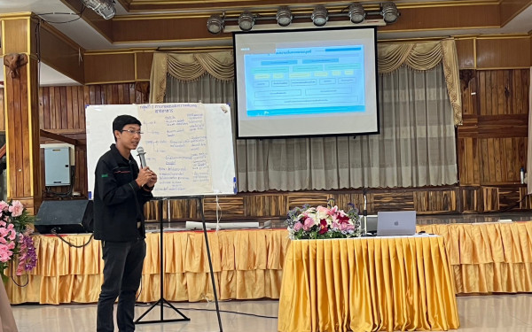 หน่วยวิจัย 3E ร่วมกับสำนักงานทรัพยากรธรรมชาติและสิ่งแวดล้อมจังหวัดหนองบัวลำภู จัดประชุมรับฟังความเห็นสำหรับการจัดทำรายงานสภาพการณ์ความเสี่ยง (Risk profile) ของผลกระทบจากการเปลี่ยนแปลงสภาพภูมิอากาศ 