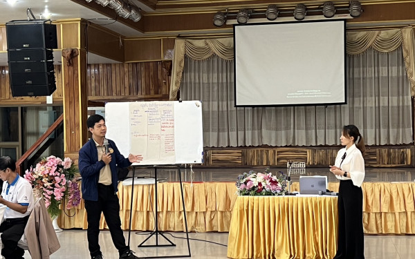 หน่วยวิจัย 3E ร่วมกับสำนักงานทรัพยากรธรรมชาติและสิ่งแวดล้อมจังหวัดหนองบัวลำภู จัดประชุมรับฟังความเห็นสำหรับการจัดทำรายงานสภาพการณ์ความเสี่ยง (Risk profile) ของผลกระทบจากการเปลี่ยนแปลงสภาพภูมิอากาศ 