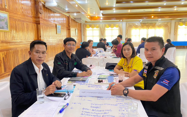 หน่วยวิจัย 3E ร่วมกับสำนักงานทรัพยากรธรรมชาติและสิ่งแวดล้อมจังหวัดหนองบัวลำภู จัดประชุมรับฟังความเห็นสำหรับการจัดทำรายงานสภาพการณ์ความเสี่ยง (Risk profile) ของผลกระทบจากการเปลี่ยนแปลงสภาพภูมิอากาศ 