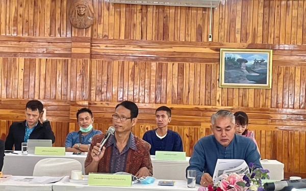 หน่วยวิจัยเพื่อการจัดการพลังงานและเศรษฐนิเวศ มหาวิทยาลัยเชียงใหม่ (3E) ร่วมกับสำนักงานทรัพยากรธรรมชาติและสิ่งแวดล้อมจังหวัดหนองบัวลำภู ประชุมคณะทำงานด้านการเปลี่ยนแปลงสภาพภูมิอากาศระดับจังหวัด (จังหวัดหนองบัวลำภู ) ครั้งที่ 3/2566