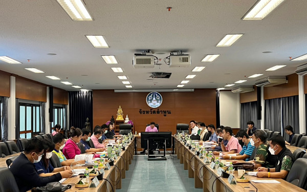 หน่วยวิจัยเพื่อการจัดการพลังงานและเศรษฐนิเวศ มหาวิทยาลัยเชียงใหม่ (3E) ร่วมกับสำนักงานทรัพยากรธรรมชาติและสิ่งแวดล้อมจังหวัดลำพูน ประชุมคณะทำงานด้านการเปลี่ยนแปลงสภาพภูมิอากาศระดับจังหวัด (จังหวัดลำพูน) ครั้งที่ 3/2566