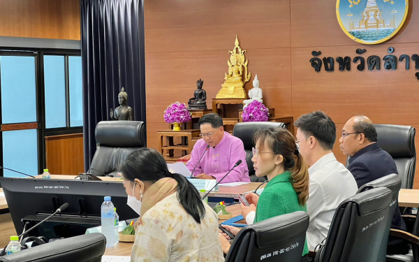 หน่วยวิจัยเพื่อการจัดการพลังงานและเศรษฐนิเวศ มหาวิทยาลัยเชียงใหม่ (3E) ร่วมกับสำนักงานทรัพยากรธรรมชาติและสิ่งแวดล้อมจังหวัดลำพูน ประชุมคณะทำงานด้านการเปลี่ยนแปลงสภาพภูมิอากาศระดับจังหวัด (จังหวัดลำพูน) ครั้งที่ 3/2566