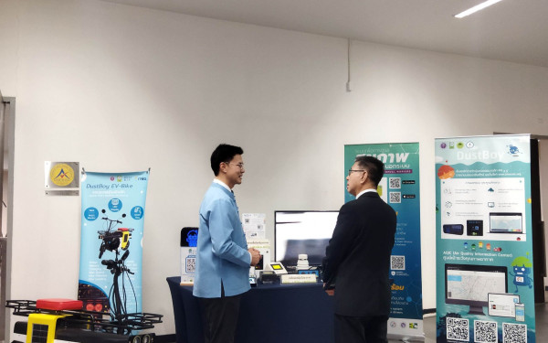 หน่วยวิจัยเพื่อการจัดการพลังงานและเศรษฐนิเวศ มหาวิทยาลัยเชียงใหม่ (3E CMU) นำนวัตกรรมจัดแสดงในงานพิธีลงนามความร่วมมือทางวิชาการ 