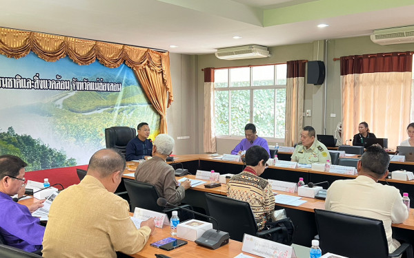 หน่วยวิจัย (3E) ร่วมกับสำนักงานทรัพยากรธรรมชาติและสิ่งแวดล้อมจังหวัดแม่ฮ่องสอน ประชุมคณะทำงานด้านการเปลี่ยนแปลงสภาพภูมิอากาศระดับจังหวัด (จังหวัดแม่ฮ่องสอน) ครั้งที่ 3/2566