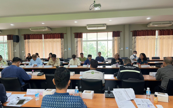 หน่วยวิจัย (3E) ร่วมกับสำนักงานทรัพยากรธรรมชาติและสิ่งแวดล้อมจังหวัดแม่ฮ่องสอน ประชุมคณะทำงานด้านการเปลี่ยนแปลงสภาพภูมิอากาศระดับจังหวัด (จังหวัดแม่ฮ่องสอน) ครั้งที่ 3/2566