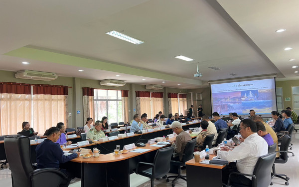 หน่วยวิจัย (3E) ร่วมกับสำนักงานทรัพยากรธรรมชาติและสิ่งแวดล้อมจังหวัดแม่ฮ่องสอน ประชุมคณะทำงานด้านการเปลี่ยนแปลงสภาพภูมิอากาศระดับจังหวัด (จังหวัดแม่ฮ่องสอน) ครั้งที่ 3/2566