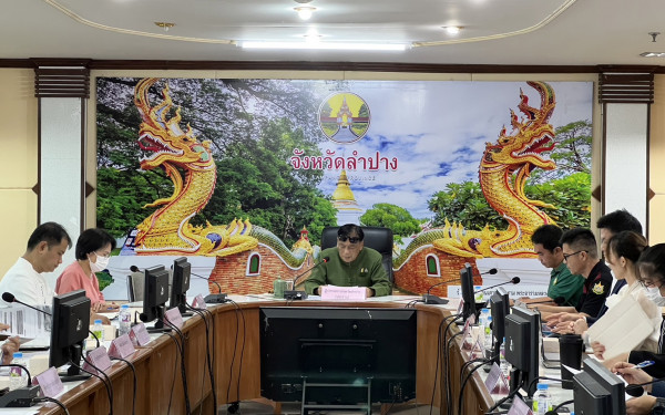 หน่วยวิจัย (3E) ร่วมกับสำนักงานทรัพยากรธรรมชาติและสิ่งแวดล้อมจังหวัดลำปาง ประชุมคณะทำงานด้านการเปลี่ยนแปลงสภาพภูมิอากาศระดับจังหวัด (จังหวัดลำปาง) ครั้งที่ 3/2566