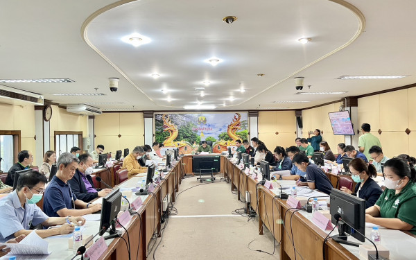 หน่วยวิจัย (3E) ร่วมกับสำนักงานทรัพยากรธรรมชาติและสิ่งแวดล้อมจังหวัดลำปาง ประชุมคณะทำงานด้านการเปลี่ยนแปลงสภาพภูมิอากาศระดับจังหวัด (จังหวัดลำปาง) ครั้งที่ 3/2566