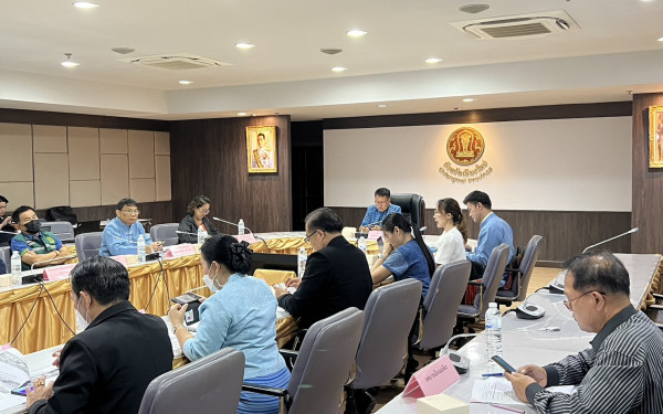 หน่วยวิจัย (3E) ร่วมกับสำนักงานทรัพยากรธรรมชาติและสิ่งแวดล้อมจังหวัดเชียงใหม่ ประชุมคณะทำงานด้านการเปลี่ยนแปลงสภาพภูมิอากาศระดับจังหวัด จังหวัดเชียงใหม่ ครั้งที่ 3/2566