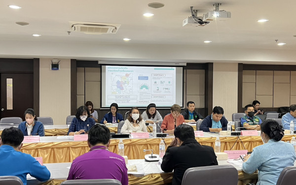 หน่วยวิจัย (3E) ร่วมกับสำนักงานทรัพยากรธรรมชาติและสิ่งแวดล้อมจังหวัดเชียงใหม่ ประชุมคณะทำงานด้านการเปลี่ยนแปลงสภาพภูมิอากาศระดับจังหวัด จังหวัดเชียงใหม่ ครั้งที่ 3/2566