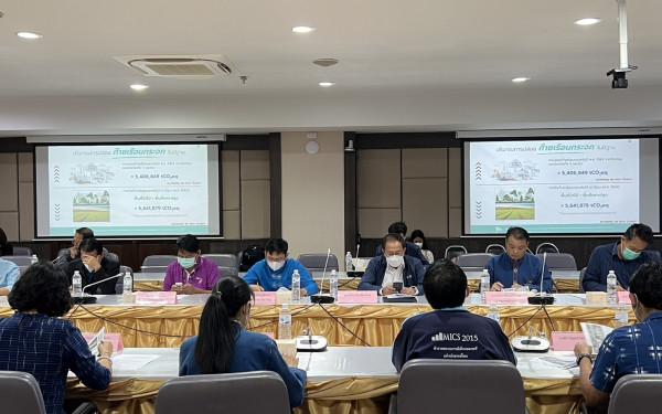 หน่วยวิจัย (3E) ร่วมกับสำนักงานทรัพยากรธรรมชาติและสิ่งแวดล้อมจังหวัดเชียงใหม่ ประชุมคณะทำงานด้านการเปลี่ยนแปลงสภาพภูมิอากาศระดับจังหวัด จังหวัดเชียงใหม่ ครั้งที่ 3/2566