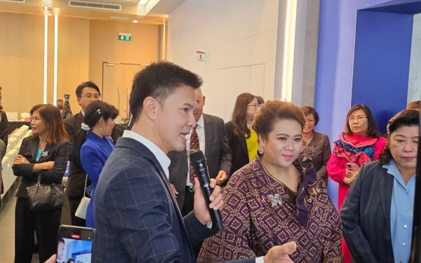 รัฐมนตรีว่าการกระทรวงการอุดมศึกษา วิทยาศาสตร์ วิจัยและนวัตกรรม ส่งมอบเครื่องตรวจวัดฝุ่นละอองขนาดเล็กในอากาศด้วยระบบเซ็นเซอร์ (DustBoy) ให้แก่กระทรวงสาธารณสุข