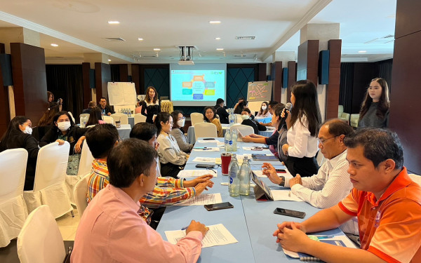 หน่วยวิจัย 3E ร่วมกับสำนักงานทรัพยากรธรรมชาติและสิ่งแวดล้อมจังหวัดกำแพงเพชร จัดประชุมระดมความคิดเห็นเพื่อจัดทำมาตรการและแผนปฏิบัติการปรับตัวต่อผลกระทบจากการเปลี่ยนแปลงสภาพภูมิอากาศ (Focus group)