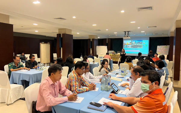 หน่วยวิจัย 3E ร่วมกับสำนักงานทรัพยากรธรรมชาติและสิ่งแวดล้อมจังหวัดกำแพงเพชร จัดประชุมระดมความคิดเห็นเพื่อจัดทำมาตรการและแผนปฏิบัติการปรับตัวต่อผลกระทบจากการเปลี่ยนแปลงสภาพภูมิอากาศ (Focus group)