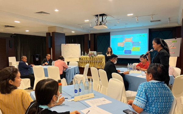 หน่วยวิจัย 3E ร่วมกับสำนักงานทรัพยากรธรรมชาติและสิ่งแวดล้อมจังหวัดกำแพงเพชร จัดประชุมระดมความคิดเห็นเพื่อจัดทำมาตรการและแผนปฏิบัติการปรับตัวต่อผลกระทบจากการเปลี่ยนแปลงสภาพภูมิอากาศ (Focus group)