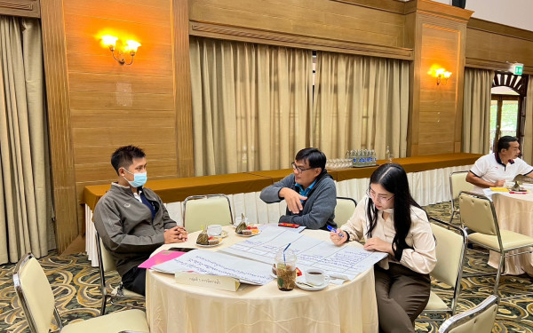 หน่วยวิจัย 3E ร่วมกับสำนักงานทรัพยากรธรรมชาติและสิ่งแวดล้อมจังหวัดแม่ฮ่องสอน จัดประชุมระดมความคิดเห็นเพื่อจัดทำมาตรการและแผนปฏิบัติการปรับตัวต่อผลกระทบจากการเปลี่ยนแปลงสภาพภูมิอากาศ (Focus group)