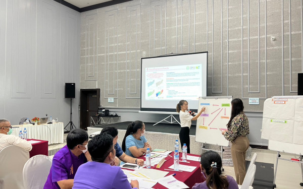 หน่วยวิจัย 3E ร่วมกับสำนักงานทรัพยากรธรรมชาติและสิ่งแวดล้อมจังหวัดอุตรดิตถ์ จัดประชุมระดมความคิดเห็นเพื่อจัดทำมาตรการและแผนปฏิบัติการปรับตัวต่อผลกระทบจากการเปลี่ยนแปลงสภาพภูมิอากาศ (Focus group)