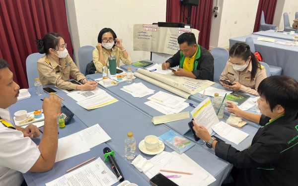 หน่วยวิจัย 3E ร่วมกับสำนักงานทรัพยากรธรรมชาติและสิ่งแวดล้อมจังหวัดลำพูน จัดประชุมระดมความคิดเห็นเพื่อจัดทำมาตรการและแผนปฏิบัติการปรับตัวต่อผลกระทบจากการเปลี่ยนแปลงสภาพภูมิอากาศ (Focus group)