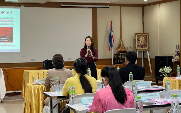 หน่วยวิจัย 3E ร่วมเป็นวิทยากรอบรมเชิงปฏิบัติการขับเคลื่อนแผนการลดก๊าซเรือนกระจกระดับจังหวัดและกําหนดเป้าหมายการดำเนินงาน จังหวัดหนองบัวลำภู