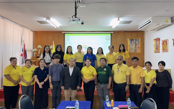 หน่วยวิจัย 3E CMU ร่วมกับ TGO ดำเนินการทวนสอบข้อมูลคาร์บอนฟุตพริ้นท์ขององค์กร ณ สำนักงานเทศบาลตำบลบ้านคลอง จังหวัดพิษณุโลก