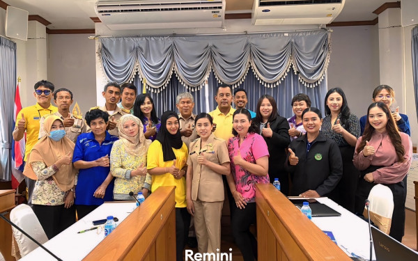 หน่วยวิจัย 3E CMU ร่วมกับ TGO ดำเนินการทวนสอบข้อมูลคาร์บอนฟุตพริ้นท์ขององค์กร ณ สำนักงานเทศบาลตำบลราไวย์ จังหวัดภูเก็ต