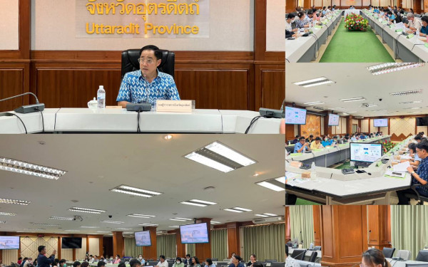 หน่วยวิจัย (3E) ร่วมกับสำนักงานทรัพยากรธรรมชาติและสิ่งแวดล้อมจังหวัดอุตรดิตถ์ ประชุมคณะทำงานด้านการเปลี่ยนแปลงสภาพภูมิอากาศระดับจังหวัด (จังหวัดอุตรดิตถ์) ครั้งที่ 3/2566