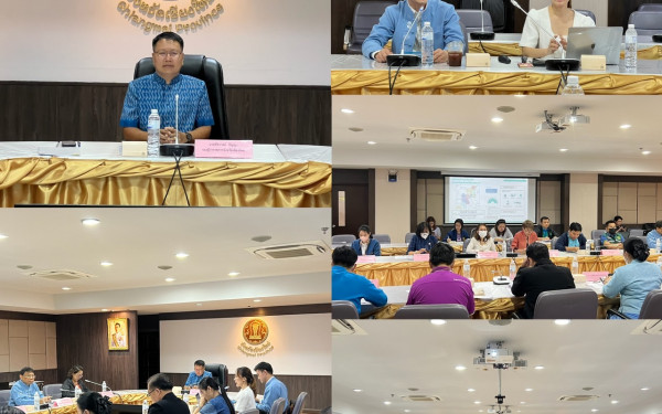 หน่วยวิจัย (3E) ร่วมกับสำนักงานทรัพยากรธรรมชาติและสิ่งแวดล้อมจังหวัดเชียงใหม่ ประชุมคณะทำงานด้านการเปลี่ยนแปลงสภาพภูมิอากาศระดับจังหวัด จังหวัดเชียงใหม่ ครั้งที่ 3/2566