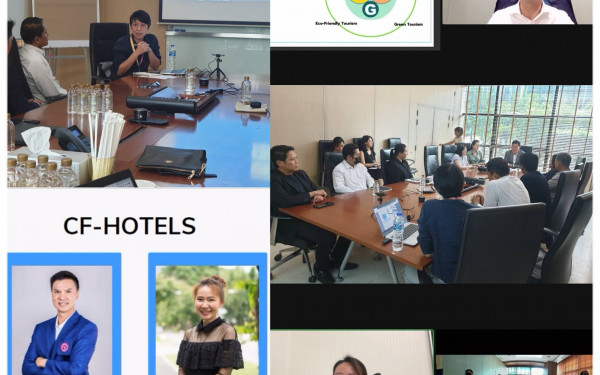 หน่วยวิจัย (3E) ร่วมกับ ททท. จัดกิจกรรมการอบรมเชิงปฏิบัติการการสร้างฐานข้อมูลบัญชีรายการสิ่งแวดล้อมบนแพลตฟอร์มออนไลน์ CF-Hotels (CF-Hotels x Ratchaprasong District x CMU)